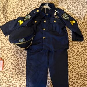 Kids Police Officer Costume - Navy Blue